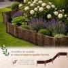 Floranica 1 pièce Clôture en osier 20 cm x 100 cm – Panneau Voir les images du produit 5