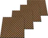 Four diagonally striped panels arranged in a step-like pattern against a white background. Podgląd zdjęcia produktu