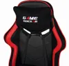 Close-up of the headrest and upper back of a gaming chair. Produktbild-Vorschau