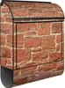 banjado Design Briefkasten Stahl schwarz mit Zeitungsfach Produktbild-Vorschau 8