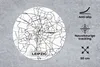MuchoWow® Mauspad Mousepad Leipzig - Karte - Stadtplan Produktbild-Vorschau 2