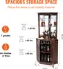 VEVOR Industrialna narożna szafka barowa, stolik na wino i Podgląd zdjęcia produktu 3