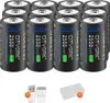 Nabíjecí baterie CR123A, nabíjení přes USB typu C, vysoká Náhled obrázku produktu 1