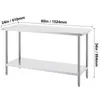Table de préparation VEVOR en acier inoxydable, table de Voir les images du produit 8