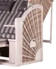 Strandkorb deVries PURE® Cliff XXL SUN - PE white kubu - Produktbild-Vorschau 4