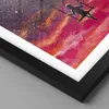 Gerahmtes Poster - Schwarzer Rahmen - Mond Schaukel Frau - Produktbild-Vorschau 2