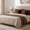Kissenbezug 50x70 cm Braun | 100% Baumwolle | Atmungsaktive Produktbild-Vorschau 2