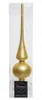 Goldene Weihnachtsbaumspitze 26cm, Glas, matt, elegant, Produktbild-Vorschau 6
