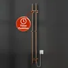 BELVIT asciugamani elettrico 150 cm doppio 120W con timer e Anteprima dell’immagine prodotto 1