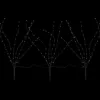Three LED light trees with warm white lights against a black background. Produktbild-Vorschau