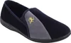 Zedzzz Herren Aaron Velours-Hausschuhe / Pantoffeln DF840 Produktbild-Vorschau 1