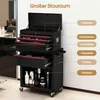 2 in 1 Arbeitswagen mit 5 Schubladen,  Schrank & 6 Haken, Produktbild-Vorschau 4