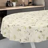 Tischdecke Relax Canada Creme Oval 180x140cm Schnittkante Produktbild-Vorschau 2