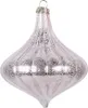 Clayre & Eef Vianočná ozdoba Ø 10x10 cm Ružové sklo Náhľad obrázku produktu 1