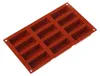 silikomart AA8Backform Quader,12er-Form, Terracotta Produktbild-Vorschau 1