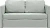 vidaXL Bodensofa mit Schlaffunktion Hellgrau 122x204x55 cm Produktbild-Vorschau 5