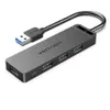 USB 3.0 4-Port Hub Vention CHLBF 1m, Black Náhled obrázku produktu 6