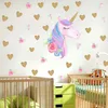 2 listy Unicorn nástenné nálepky PVC vodotesné Unicorn Náhľad obrázku produktu 6
