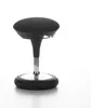 A black Topstar Sitness 20 hocker with a wheel base, photographed against a white background. Náhľad obrázku produktu