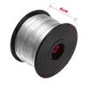 A spool of silver wire on a black reel, with dimensions indicated by red lines and text. Náhled obrázku produktu
