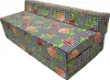 Matelas pliant 200 x 120 x 10 cm - B008 - 3 parties avec Voir les images du produit 1