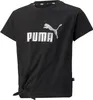 PUMA Ess+ Metallic Logo Knotted T-Shirt Mädchen puma black Produktbild-Vorschau 1