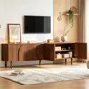 Merax TV Lowboard TV-Schrank mit 4 Türen und 2 Staufächer,  Produktbild-Vorschau 4