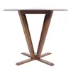 Bistrotisch HWC-M56, Tisch Esstisch, Massiv-Holz HPL Produktbild-Vorschau 14