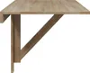 A wooden wall-mounted folding table against a white background. Produktbild-Vorschau