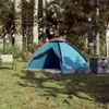 vidaXL Kuppel-Campingzelt 2 Personen Blau Wasserdicht Produktbild-Vorschau 4