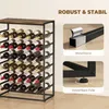 HOMCOM Stojak na wino na 30 butelek Stojak na butelki Podgląd zdjęcia produktu 6