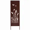A decorative garden panel with a cut-out design of wildflowers and butterflies. Náhled obrázku produktu