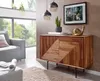 A modern living room with a sideboard, sofa, and rug. Náhled obrázku produktu