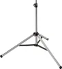 A silver and black music stand base. Produktbild-Vorschau