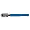 A glass cutter with a blue handle is shown against a white background. Produktbild-Vorschau