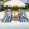 KOMFOTTEU Set da 2 tappetini da spiaggia con tavolino, Anteprima dell’immagine prodotto 7