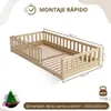 Crazy Pine Kinderbett 100x200 cm – Massives Montessori Produktbild-Vorschau 10