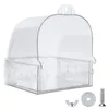Birds Bath Box Hanging Transparent Birds Bathtub Shower Box Produktbild-Vorschau 9