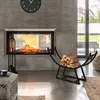 ML-Design kovový stojan na palivové dřevo, 55x94 cm, černý, Náhled obrázku produktu 3