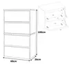 Schuhschrank Wotan aus schwarzer Eiche, 60 cm, Regalständer Produktbild-Vorschau 2