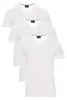 Mivaro Herren T-Shirt 3er Pack V-Ausschnitt Weiß - V-Neck Produktbild-Vorschau 1