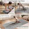 FunLife Opvouwbare Yogamat XXL, 190x66 cm – 10 mm dik, Productafbeelding-voorbeeld 5