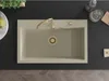 Mexen Elix Granitspüle 1-Becken 800 x 500 mm, beige, Produktbild-Vorschau 4
