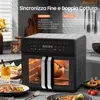 Friggitrice ad aria XXL 23L, airfryer doppia zona con Anteprima dell’immagine prodotto 3