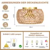 Diagram showing the dimensions and features of a ceiling light. Anteprima dell’immagine prodotto