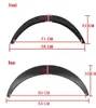 Parafanghi allargati (flares/parafanghi) in PVC, anteriori Anteprima dell’immagine prodotto 2