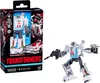 A Transformers Studio Series Deluxe Class Action Figure Wheeljack toy in its packaging, next to the assembled toy. Náhled obrázku produktu