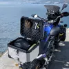 Vrchný box na motorku VEVOR, 45 l, zadný box z hliníkovej Náhľad obrázku produktu 8