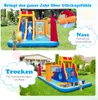 Skákací hrad COSTWAY s 2 šmykľavkami, lezeckou stenou, Náhľad obrázku produktu 4