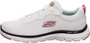 Side view of a white Skechers sneaker with red and black accents. Produktbild-Vorschau